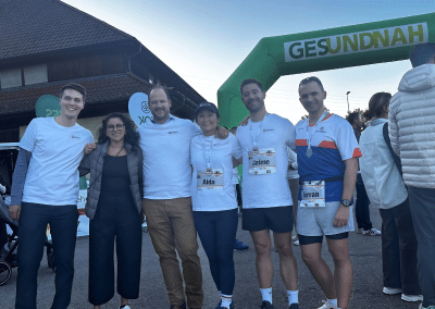 Centida team after a trail run in Oberkirch, Germany